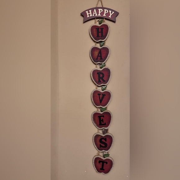 Rustic Red Harvest Wall Hanging Decor - Picture 1 of 1
